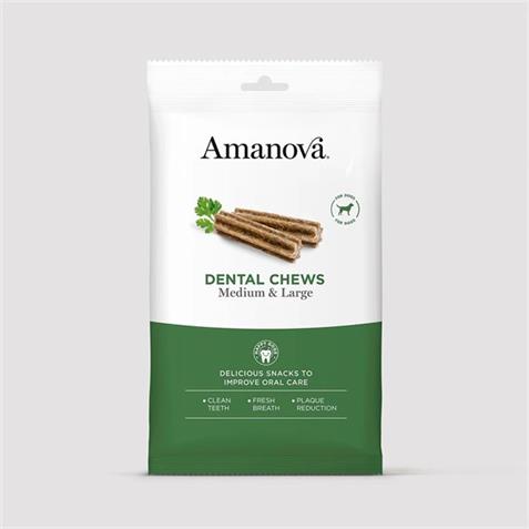 Amanova Dental Chews Medium/Large (Vegan) 180g