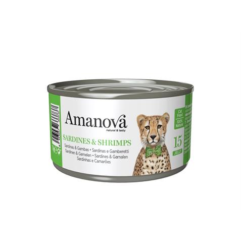 Amanova F. Adult Dose P15 Sardinen & Shrimps 70g