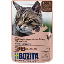 BOZITA Pouch HiG Hühnchenleber 85g