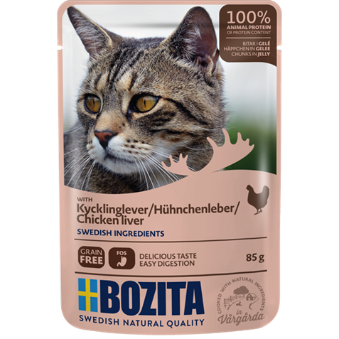 BOZITA Pouch HiG Hühnchenleber 85g