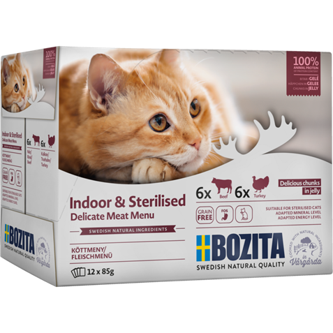 BOZITA Pouch HiG Sterilised Multip.12x85g