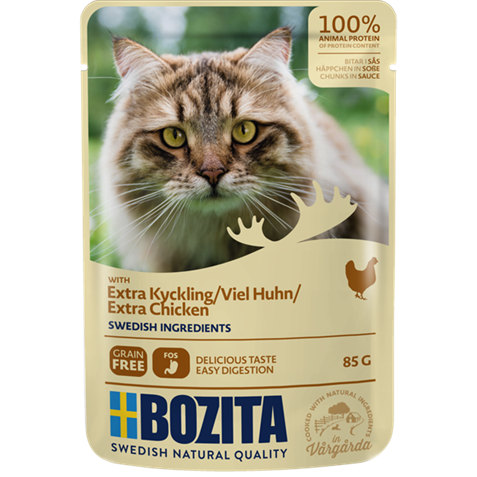 BOZITA Pouch HiS mit viel Huhn 85g