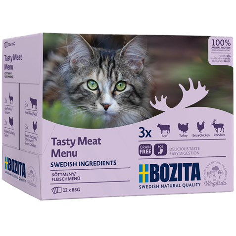 BOZITA Pouch HiS Multibox Fleischmenü 12x85g