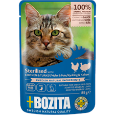 BOZITA Pouch HiS Sterilised Huhn&Pute 85g