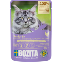 BOZITA Pouch Senior 8+ HiS Extra Chicken 85g