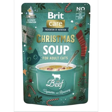 BRIT Feline Adult Soup Rind Christmas Edi. 75g SV