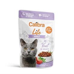 Calibra Feline Pouch Adult Kalb in Sauce 85g