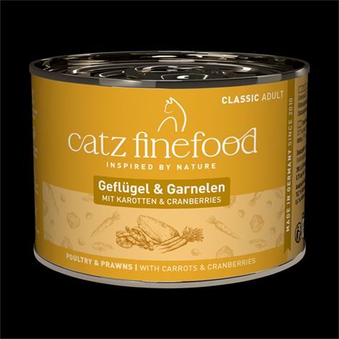 Catz finefood C. Adult Geflügel & Garnelen 200g