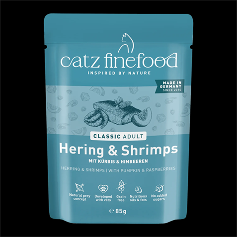 Catz finefood C. Adult Hering & Shrimps 85g