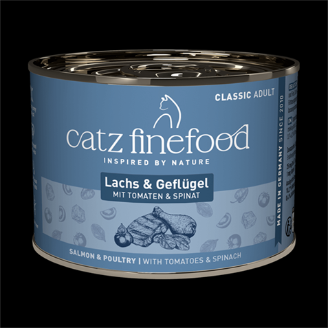Catz finefood C. Adult Lachs & Geflügel 200g
