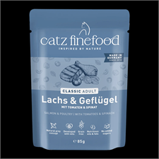 Catz finefood C. Adult Lachs & Geflügel 85g