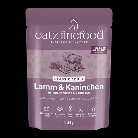 Catz finefood C. Adult Lamm und Kaninchen 85g