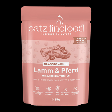 Catz finefood C. Adult Lamm & Pferd 85g