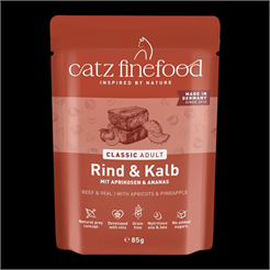Catz finefood C. Adult Rind & Kalb 85g
