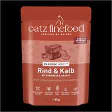 Catz finefood C. Adult Rind & Kalb 85g