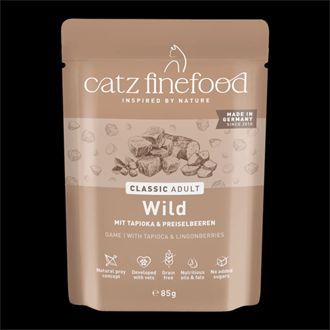 Catz finefood C. Adult Wild 85g