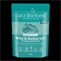 Catz finefood C. Adult Wild & Rotbarsch 85g