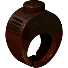 Clicino-der Clicker Ring Choco Gr. L 21 mm
