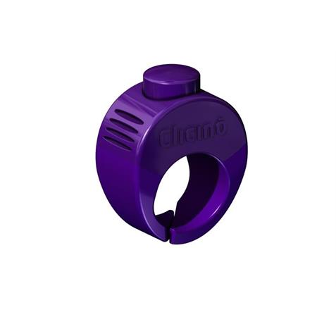 Clicino-der Clicker Ring Dark Violett Gr. S 18mm