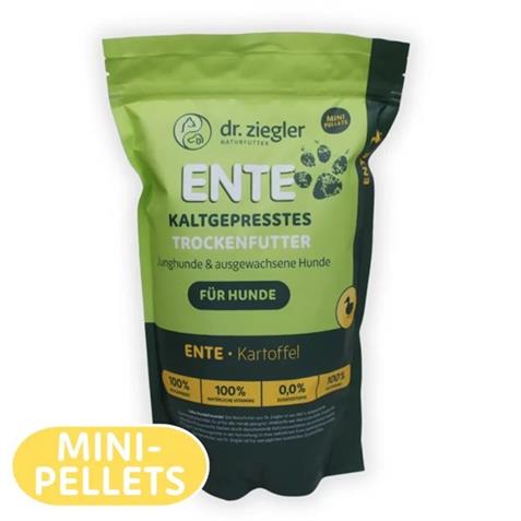 Dr. Ziegler`s Ente & Kartoffel MINI PELLETS 1kg NEW