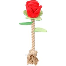 Flamingo Spielzeug Rozie Rose mit Seil