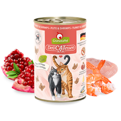 GranataPet Ktz. DeliCATessen Pute & Schrimps 400g