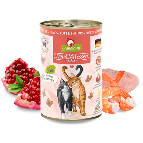 GranataPet Ktz. DeliCATessen Pute & Schrimps 400g