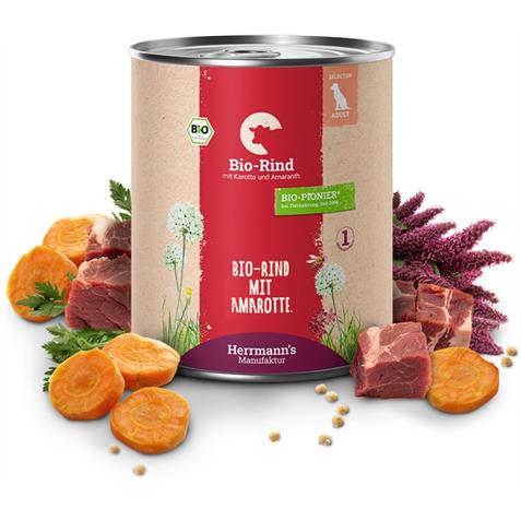 Herrmann`s Adult Bio-Rind mit Karotten 800g