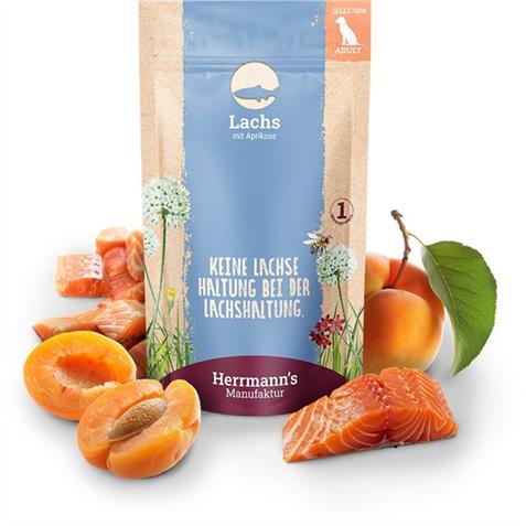 Herrmann`s Adult Lachs mit Aprikose 150g