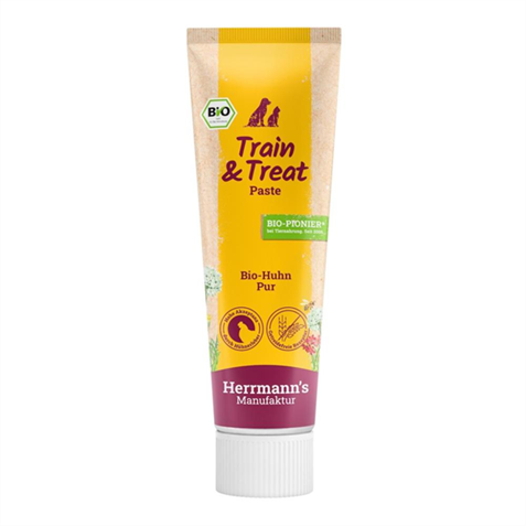 Herrmann`s Canine Train & Treat Paste-Bio Huhn 75g