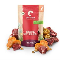Herrmann`s Katze Adult Bio-Rind mit Karotte 100g SV