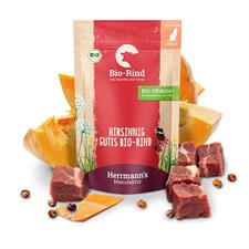 Herrmann`s Katze Adult Bio-Rind mit Kürbis 100g