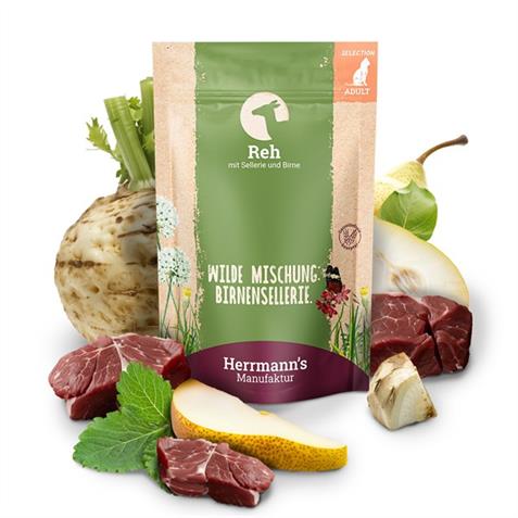 Herrmann`s Katze Adult Reh mit Sellerie 100g