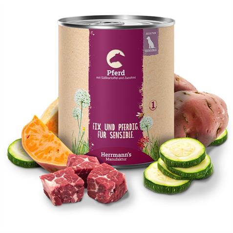 Herrmann`s Sensibel Pferd mit Süsskartoffel 800g
