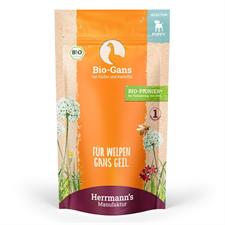 Herrmann`s Welpen Bio-Gans mit Kürbis + Kart.