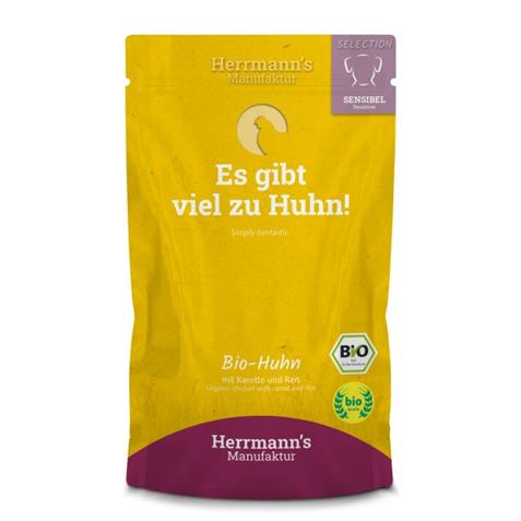 Herrmanns Sensibel Bio-Huhn mit Karotte +Reis 150g