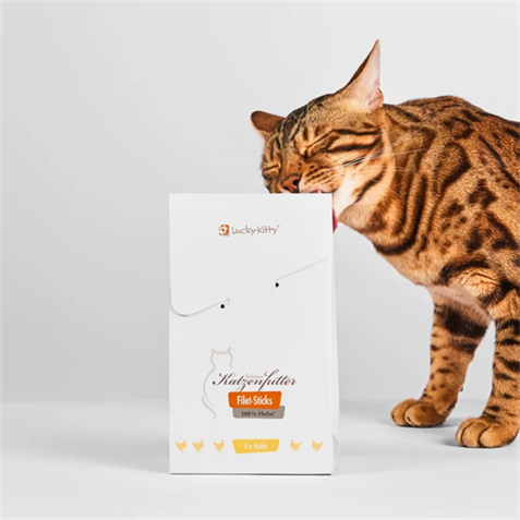 Lucky Kitty Cat SnackP. Stick 100% Filet 4x22g