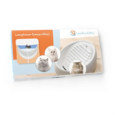 Lucky Kitty Langhaar-Dauerfilter Aktivekohle 40g