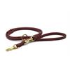Maul Lederleine Rundgenäht Gold/Burgundy2m Gr. S/M