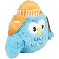 Plüschtier EULE Boy 24x17x8cm blau