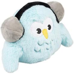 Plüschtier EULE DJ 24x17x8cm Petrol