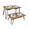QUAPAS! Premium Teak Food Station M 41x22x15cm
