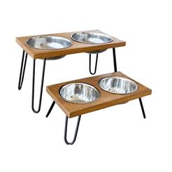 QUAPAS! Premium Teak Food Station M 41x22x15cm