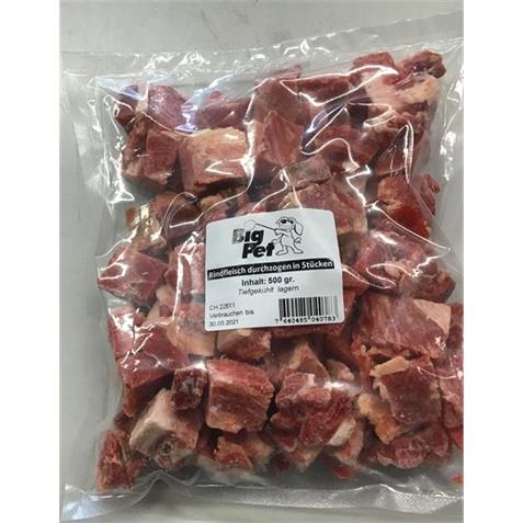 Rindfleisch durchzogen Stücke lose 500g