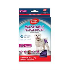Simple S. Waschbare Windeln für Hündinnen Gr. S