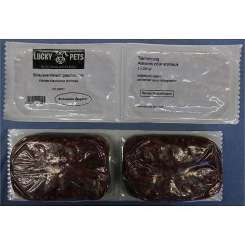 Straussenfleisch 1A geschnetzelt 2x250g SV