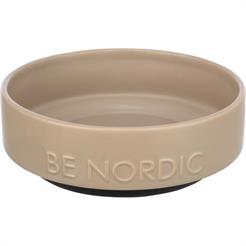 Trixie Be Nordic Napf Keramik/Gummi Taupe 1.2l