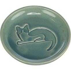 Trixie Keramik Napf Katze Blau 0.15l D. 14.5cm