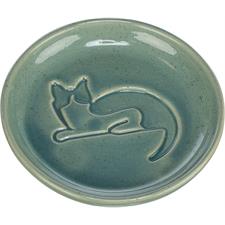 Trixie Keramik Napf Katze Blau 0.15l D. 14.5cm