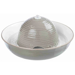 TrixieTrinkbrunnen Keramik Vital Flow 1.5l grau/w.